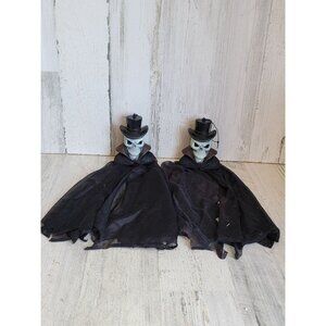 Skeleton scary phantom opera vintage hanging Halloween set decor top hat creepy